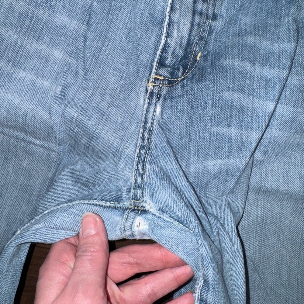 Light Blue Distressed Jeans - Picture 14 of 16